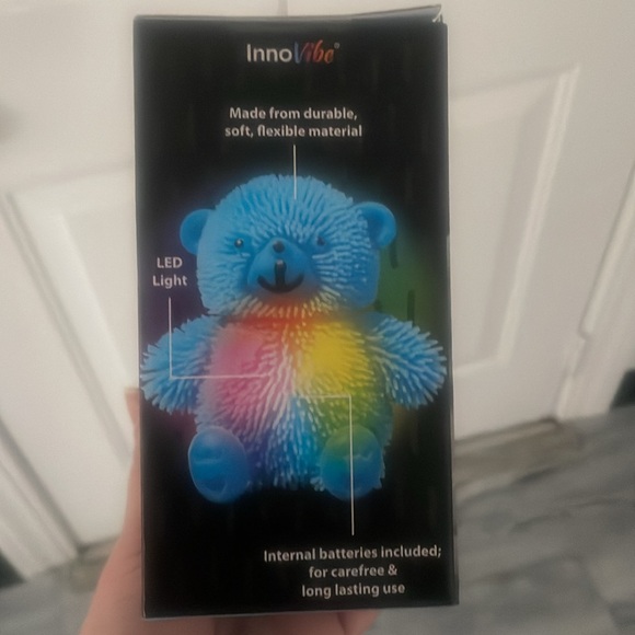 Light up Squish Bear NIB - Picture 2 of 3